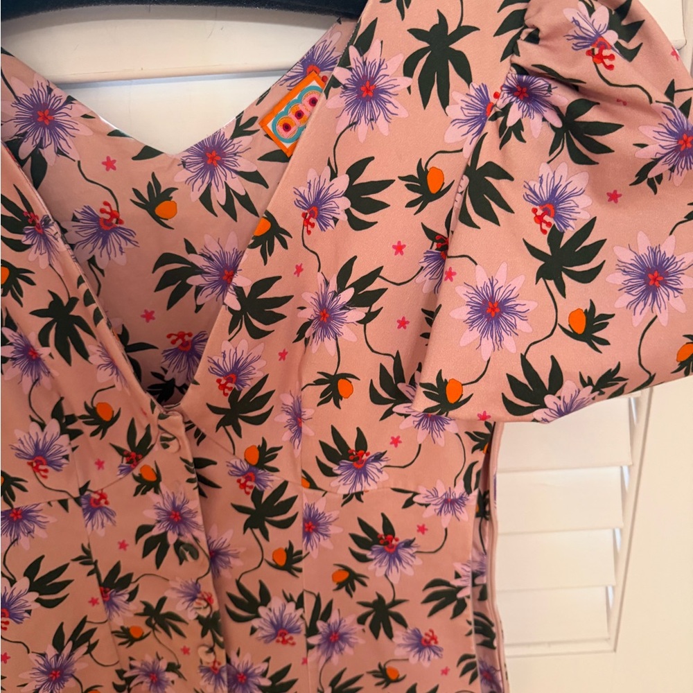 LHD Pedra Bonita Dress Passion Floral Pink - Picture 4 of 7